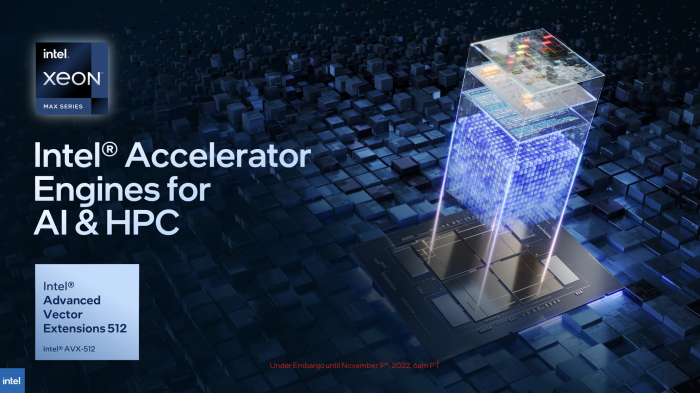 Intels Max Series Chips sollen im Q1 2023 verf&uuml;gbar sein.